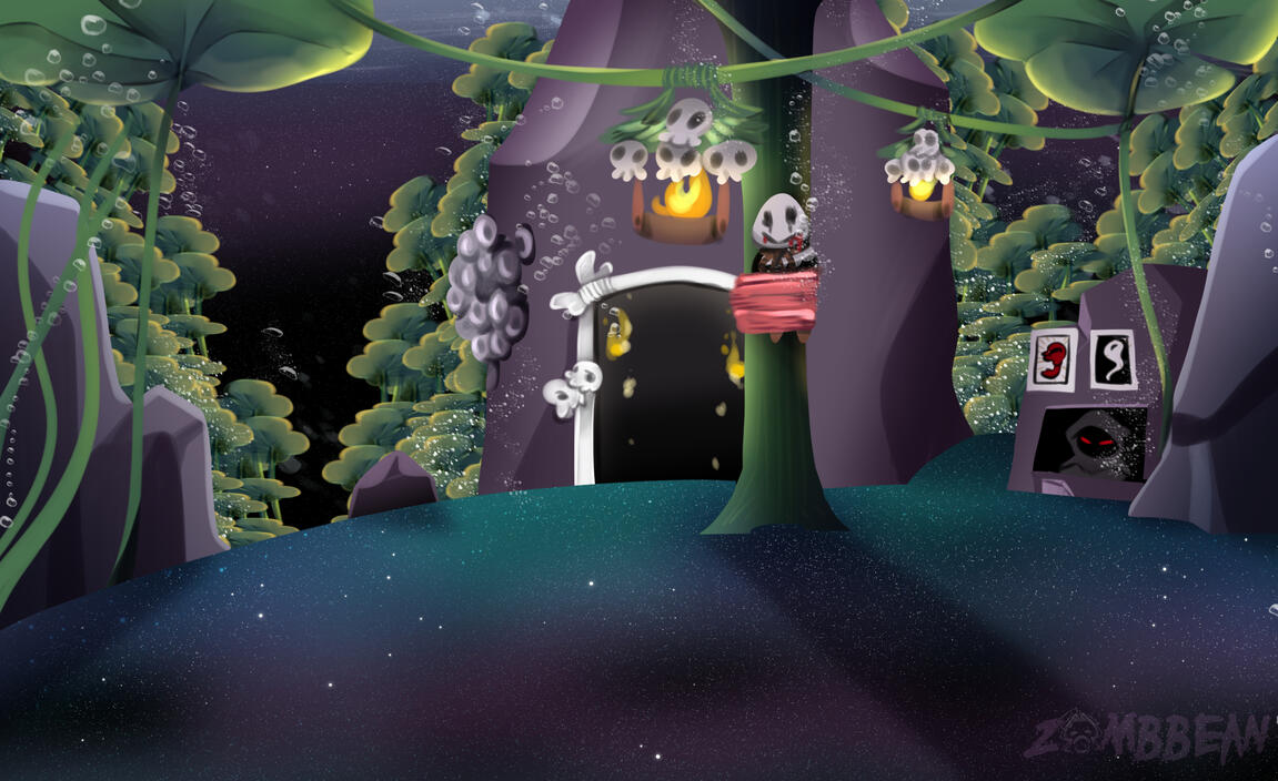 Stylized Background Rendered